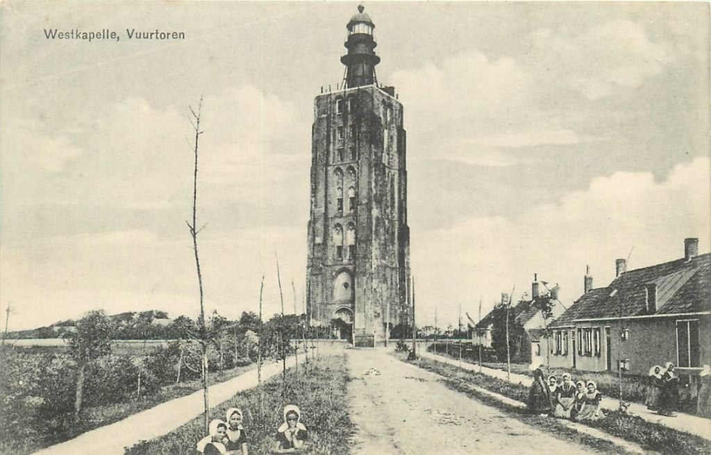 379-178-049 Westkapelle Vuurtoren, Verzamelen, Verzenden, Voor 1920, Zeeland