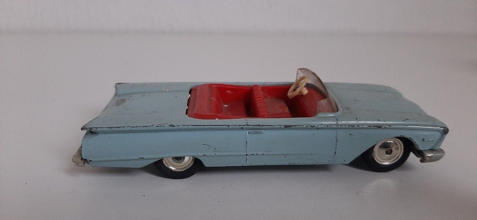 Vintage Matchbox auto met klein stukje uit het voorruit, Ophalen of Verzenden