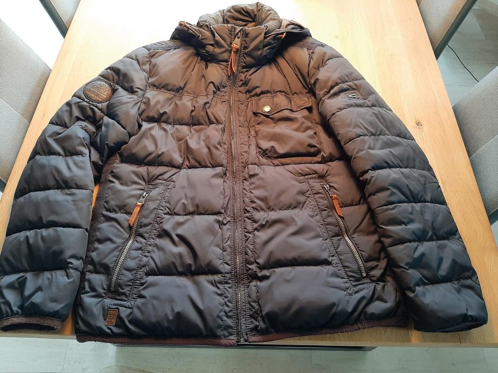 Winterjas Camel Active maat L, Maat 52/54 (L), Blauw, Ophalen of Verzenden, Gedragen