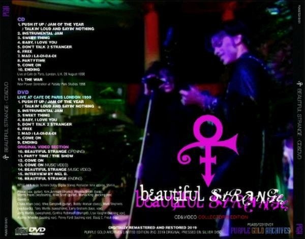 Prince - Beautiful Strange CD + DVD (London Jazz Cafe 1998), Live-album, Speciale editie, Nieuw in verpakking, Verzenden