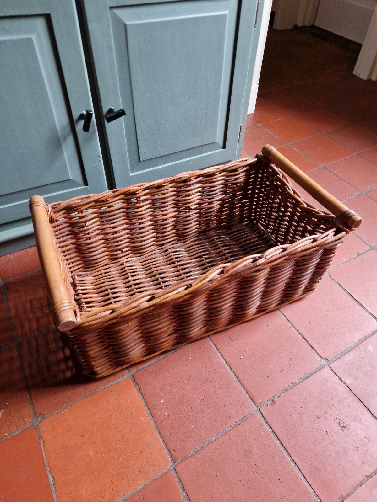 MAND XL, Ophalen of Verzenden, Rechthoekig, Riet, Mand