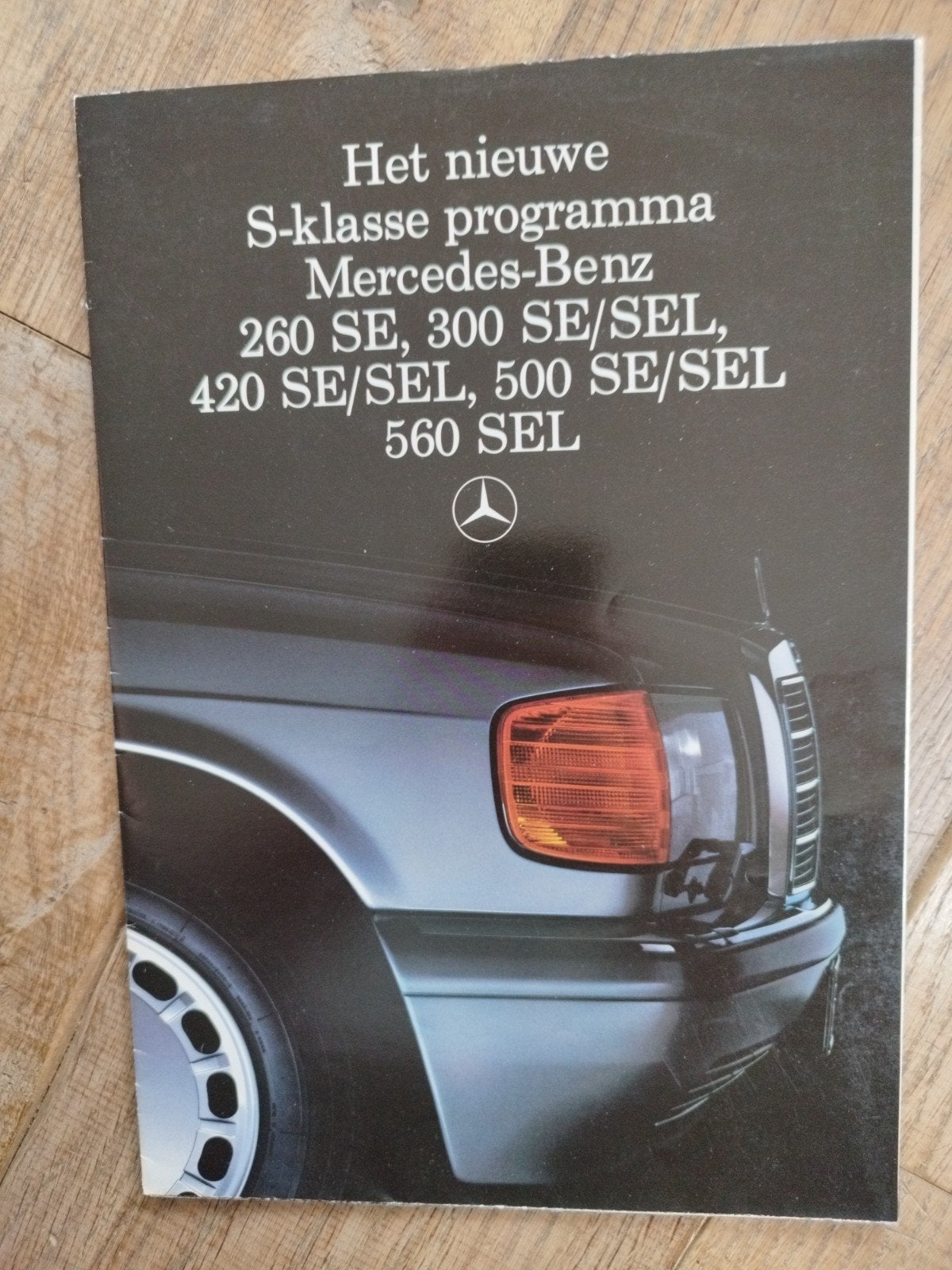 Mercedes-Benz S-klasse programma 1985 brochure, Zo goed als nieuw, Mercedes-Benz, Mercedes, Ophalen of Verzenden