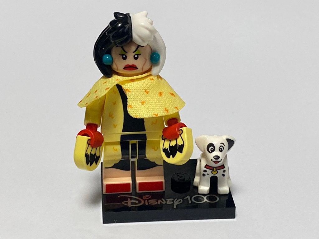 Lego Serie Disney Minifiguur coldis100-13 Cruella de Vil, Compleet, Lego, Nieuw, Ophalen of Verzenden