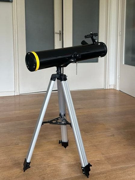 National Geographic Telescoop 76/700 met statief, Ophalen, Met statief, Spiegeltelescoop (reflector), Zo goed als nieuw