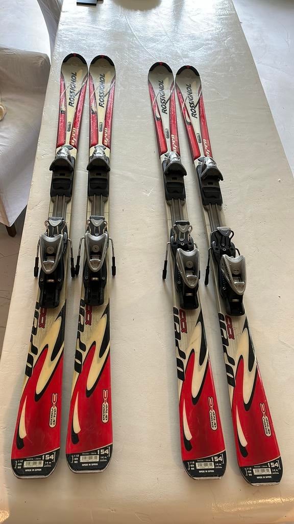 Ski’s 2 sets Rossignol 154cm, Sport en Fitness, Skiën en Langlaufen, Ophalen, 140 tot 160 cm, Gebruikt, Rossignol