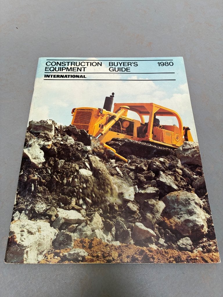 International Harvester grondverzet industry folder brochure, Ophalen of Verzenden, Gelezen