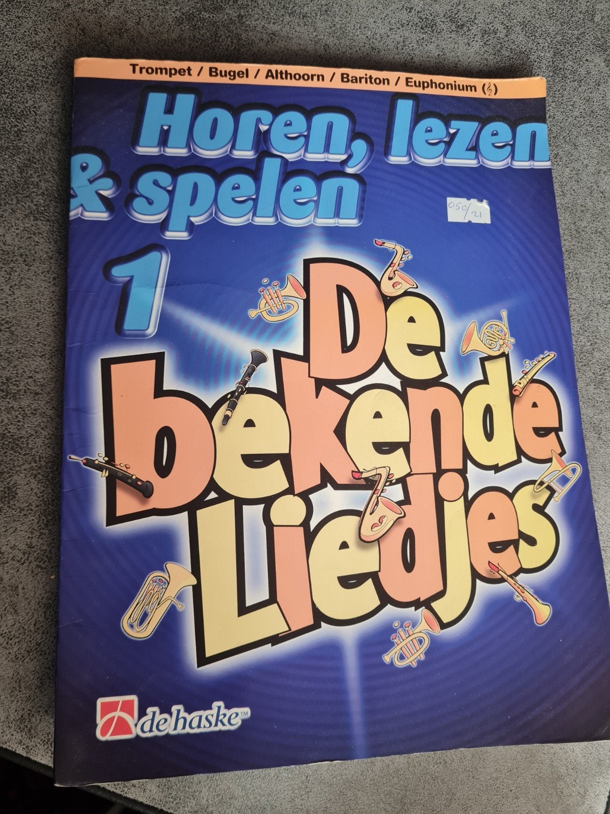 Horen, lezen & spelen 1 - De bekende liedjes (Trompet), Muziek en Instrumenten, Bladmuziek, Gebruikt, Overige genres, Les of Cursus
