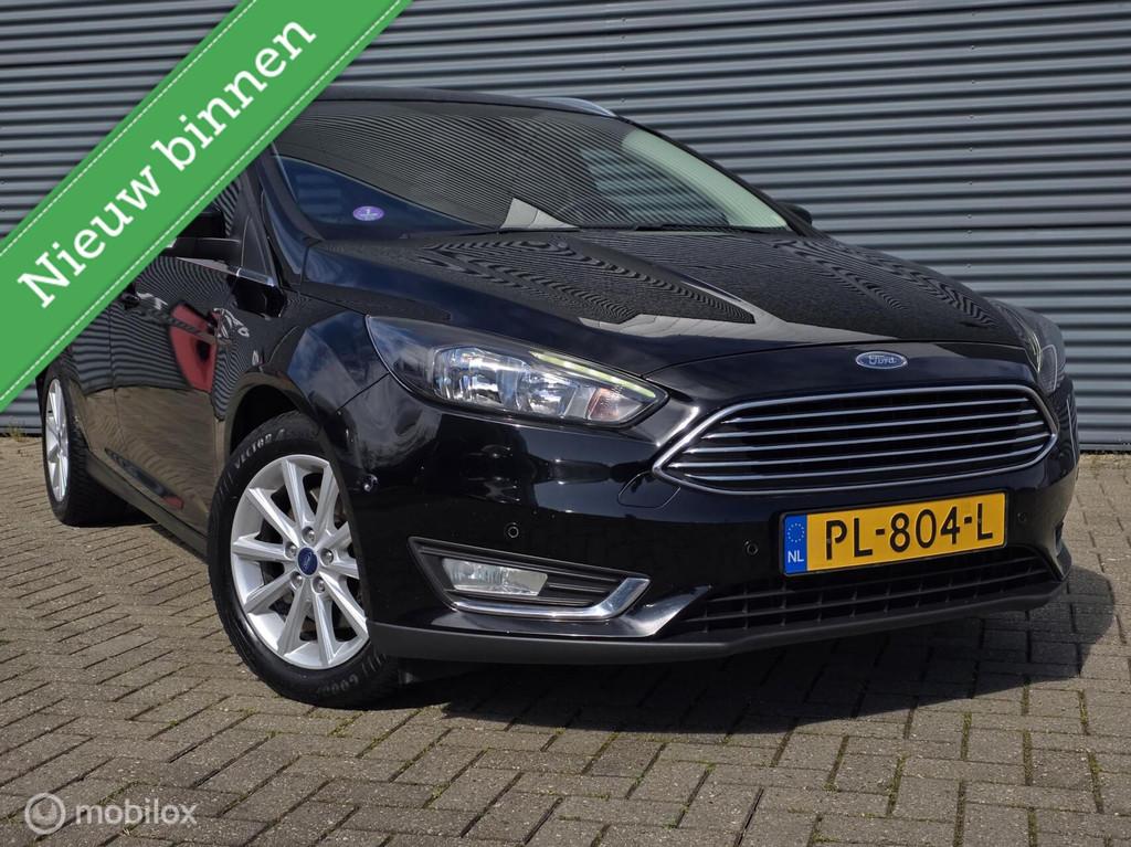 Ford Focus Wagon 1.5 Titanium, Automatische klimaatregeling, Euro 6, 4 cilinders, Zwart