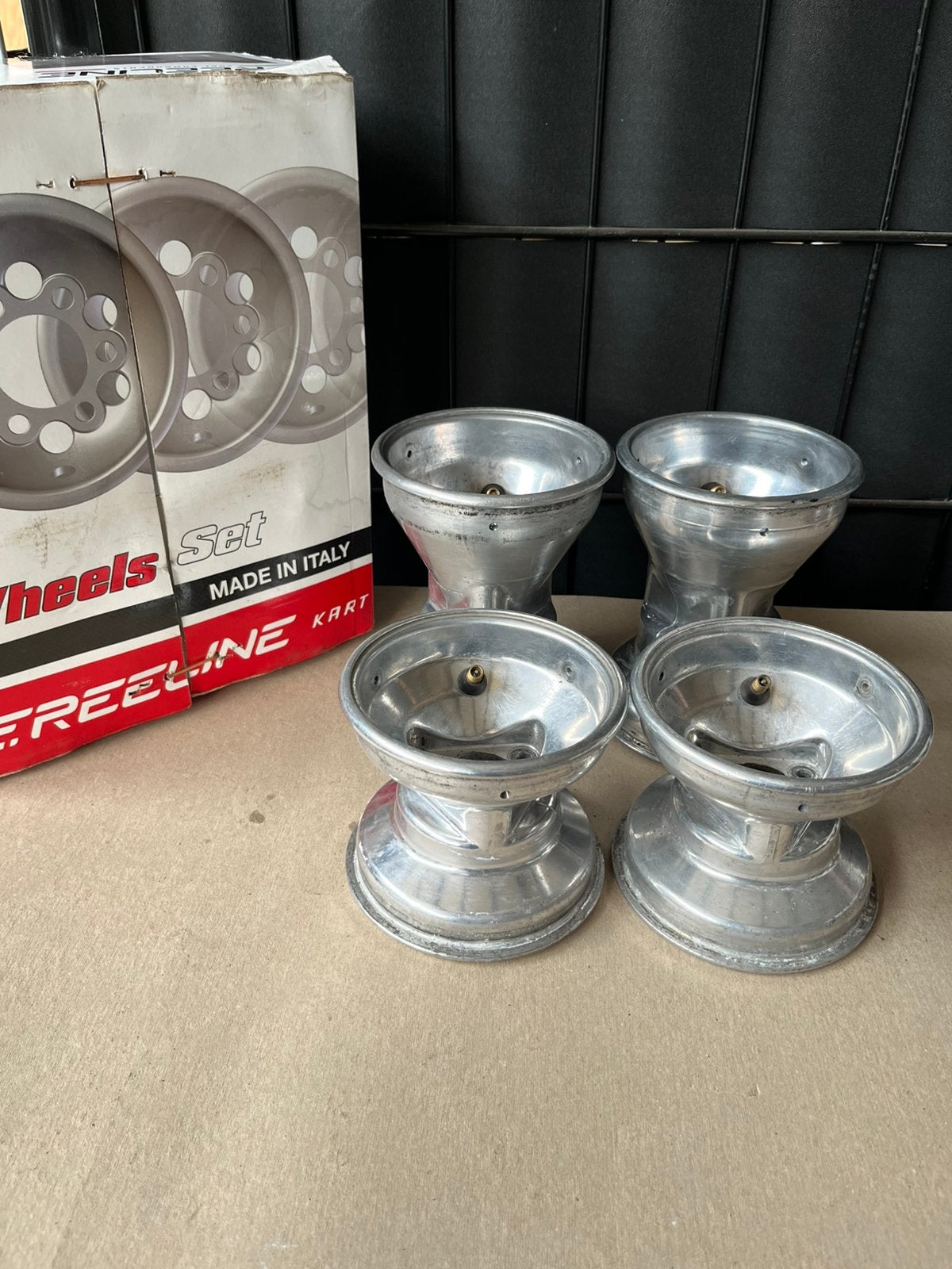 Freeline aluminium regenvelgen karting, Ophalen of Verzenden, Gebruikt, Onderdelen Kart