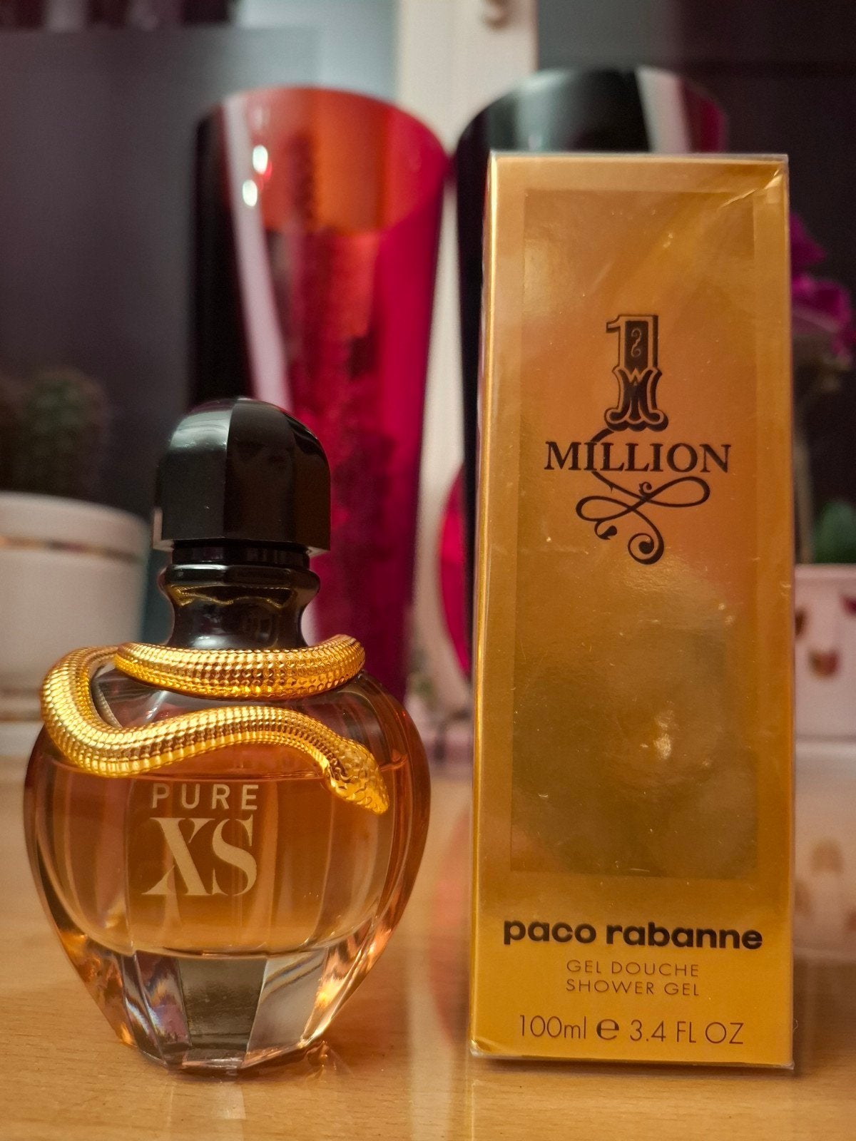 Bundel Paco Rabanne Pure XS 50ml + 1 Million Shower Gel 100, Verzenden, Nieuw