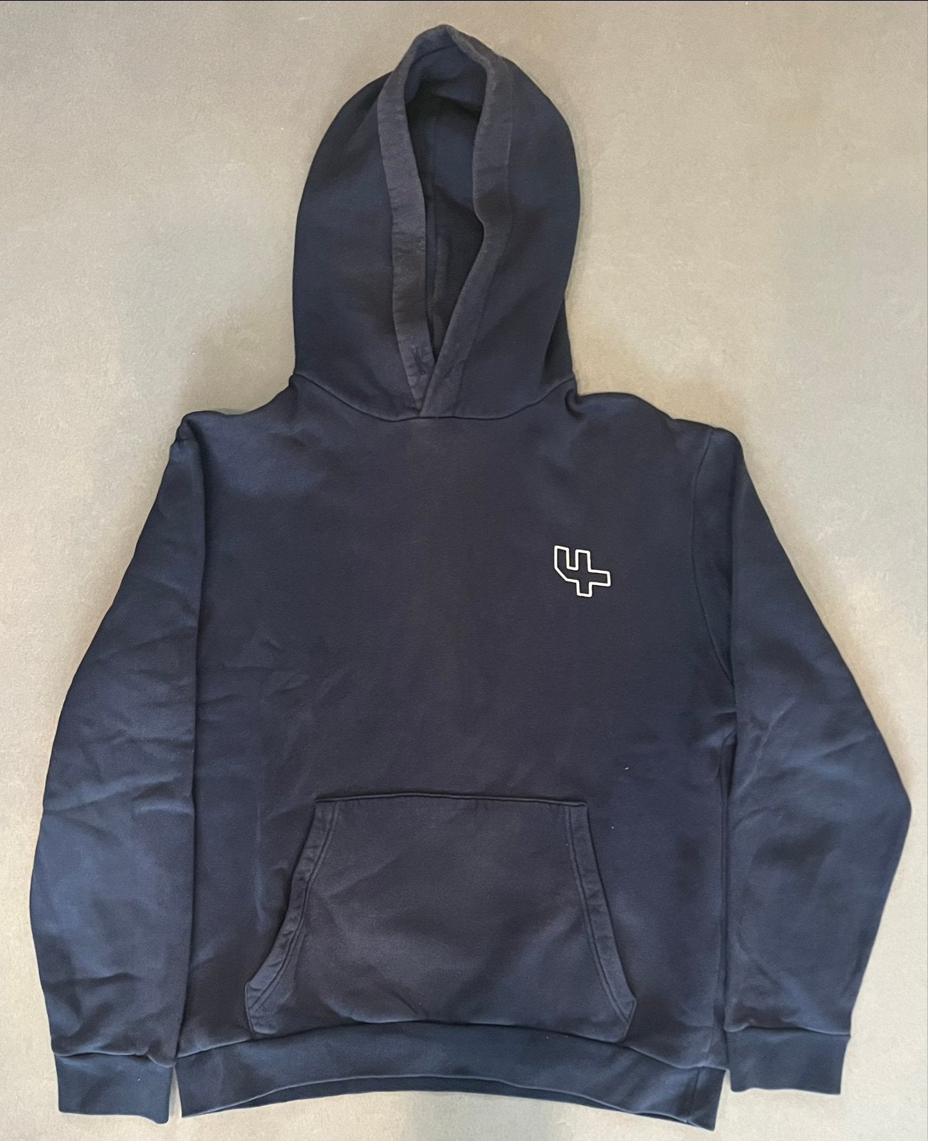 FOUR Hoodie Donkerblauw Maat 14 jaar, Ophalen, Gedragen, Maat 46 (S) of kleiner, Blauw