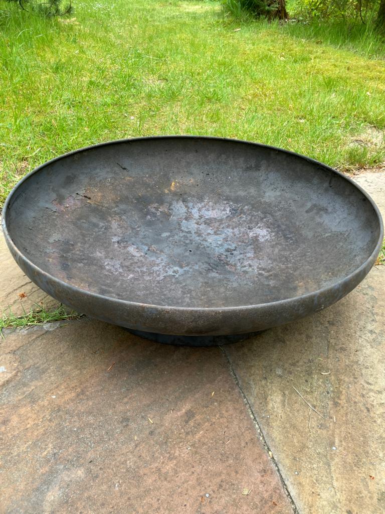 Metalen vuurschaal -58 cm, Ophalen, Gebruikt