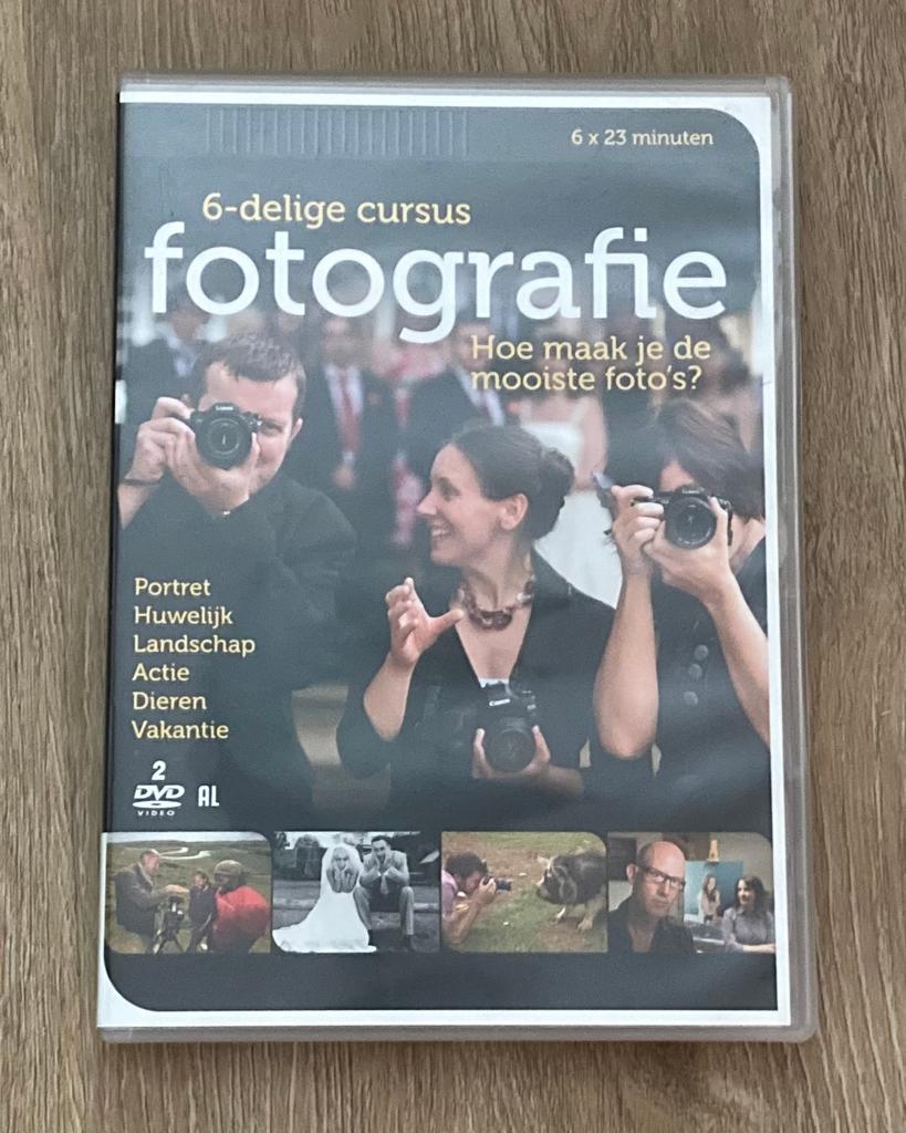 6-delige cursus fotografie - DVD set, Alle leeftijden, Boxset, Ophalen of Verzenden, Zo goed als nieuw