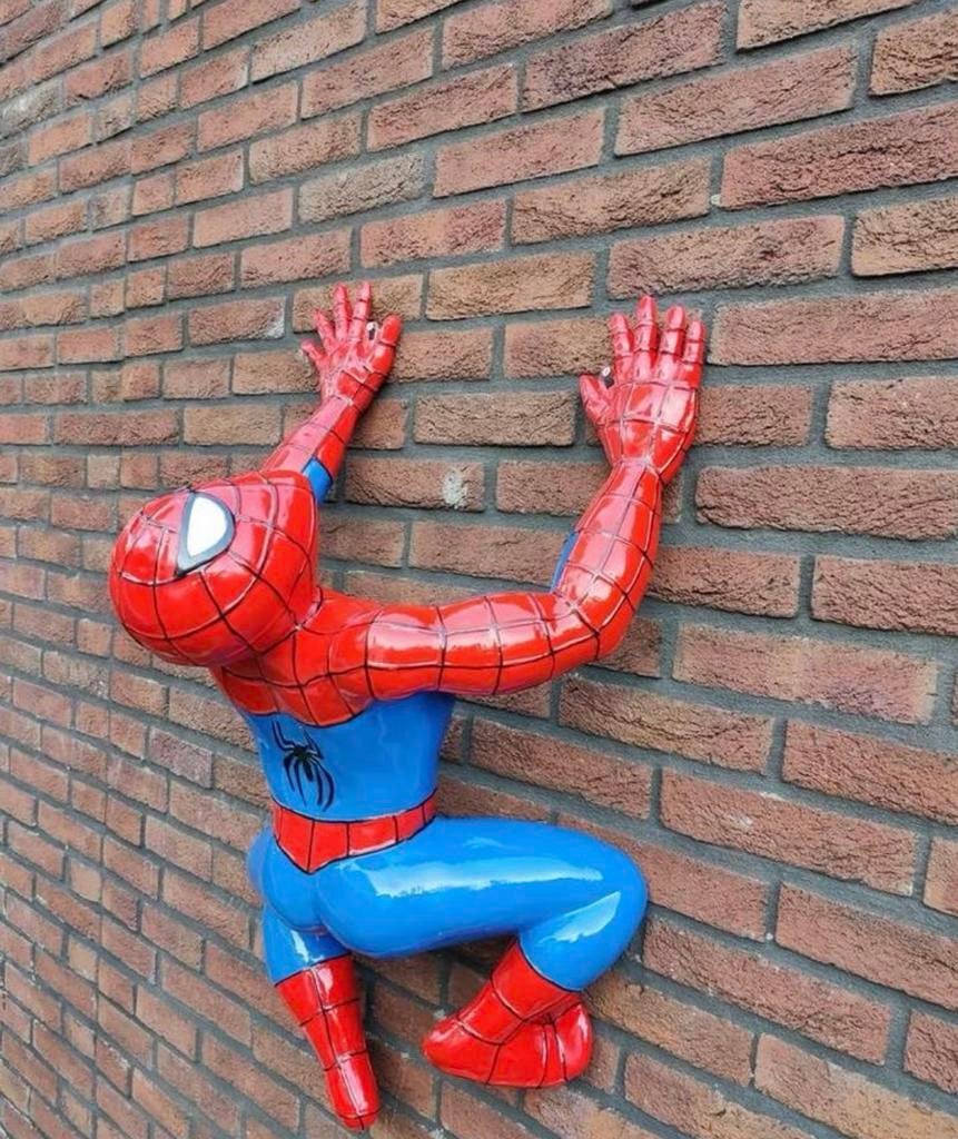 Spiderman Muurdecoratie - Klimmende Spiderman Beeld, Ophalen, Beeldje of Figuurtje, ., Superheld