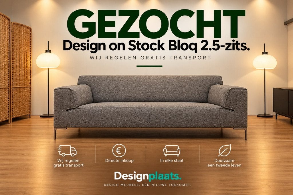 GEZOCHT: Design on Stock Bloq 2-2.5-Zits — Direct Inkoop
