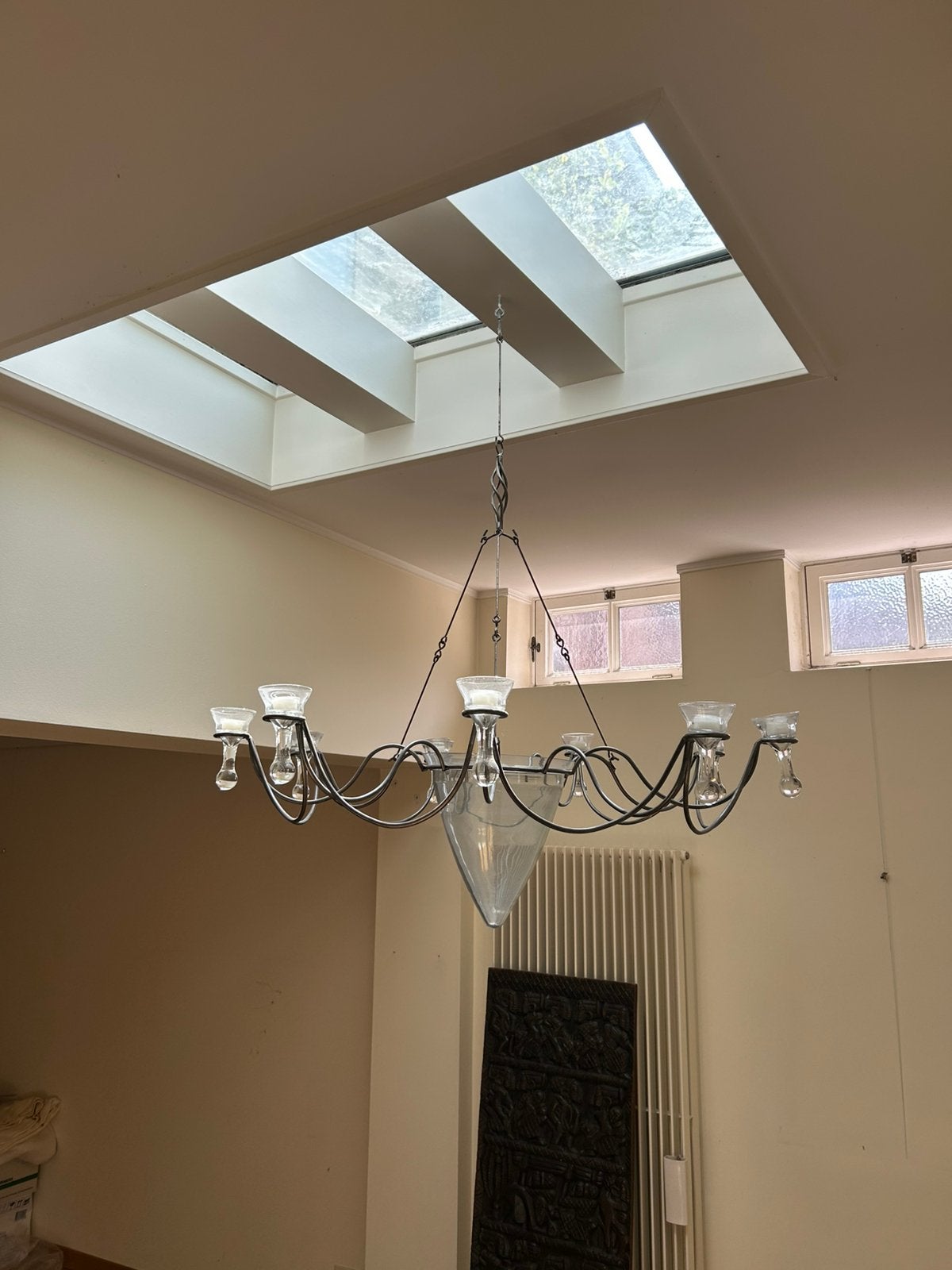 Grote kroonluchter (niet elektrisch), Ophalen of Verzenden