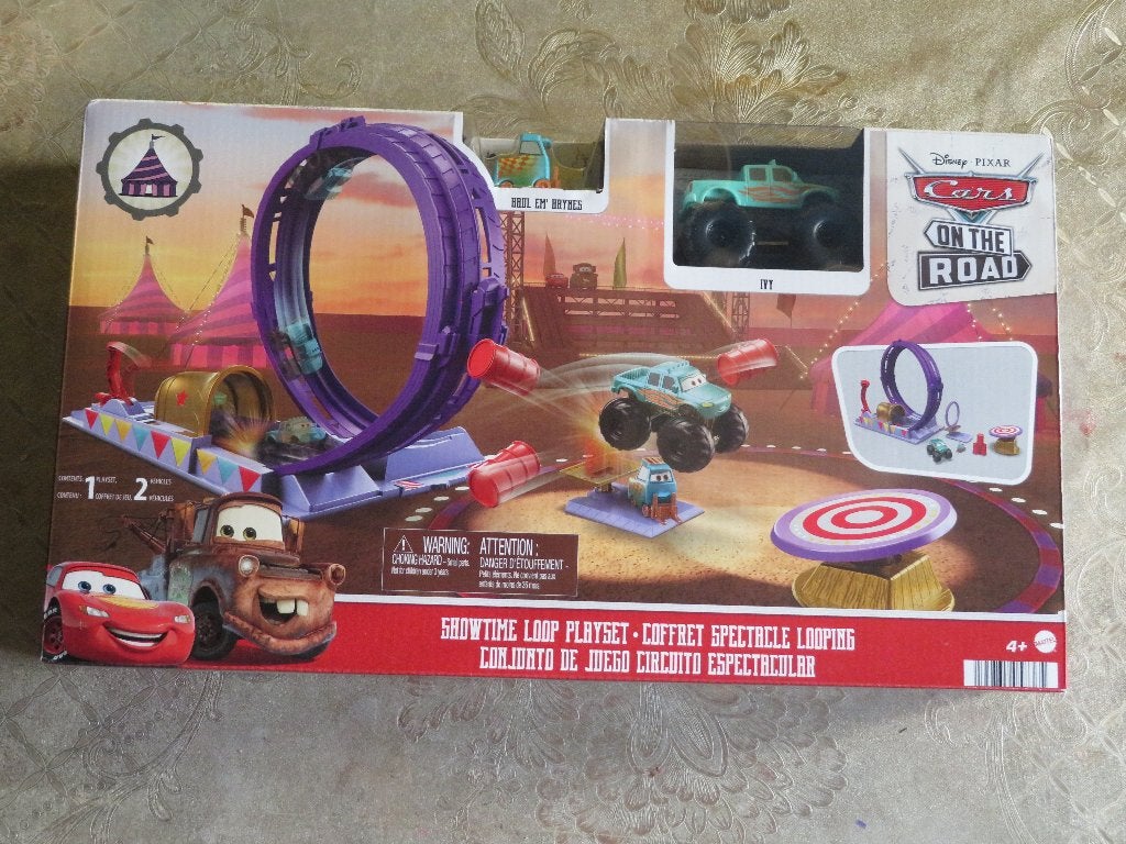 DISNEY PIXAR - CARS - SHOWTIME LOOP PLAYSET, Ophalen of Verzenden, Nieuw, Overige aandrijving, Overige merken