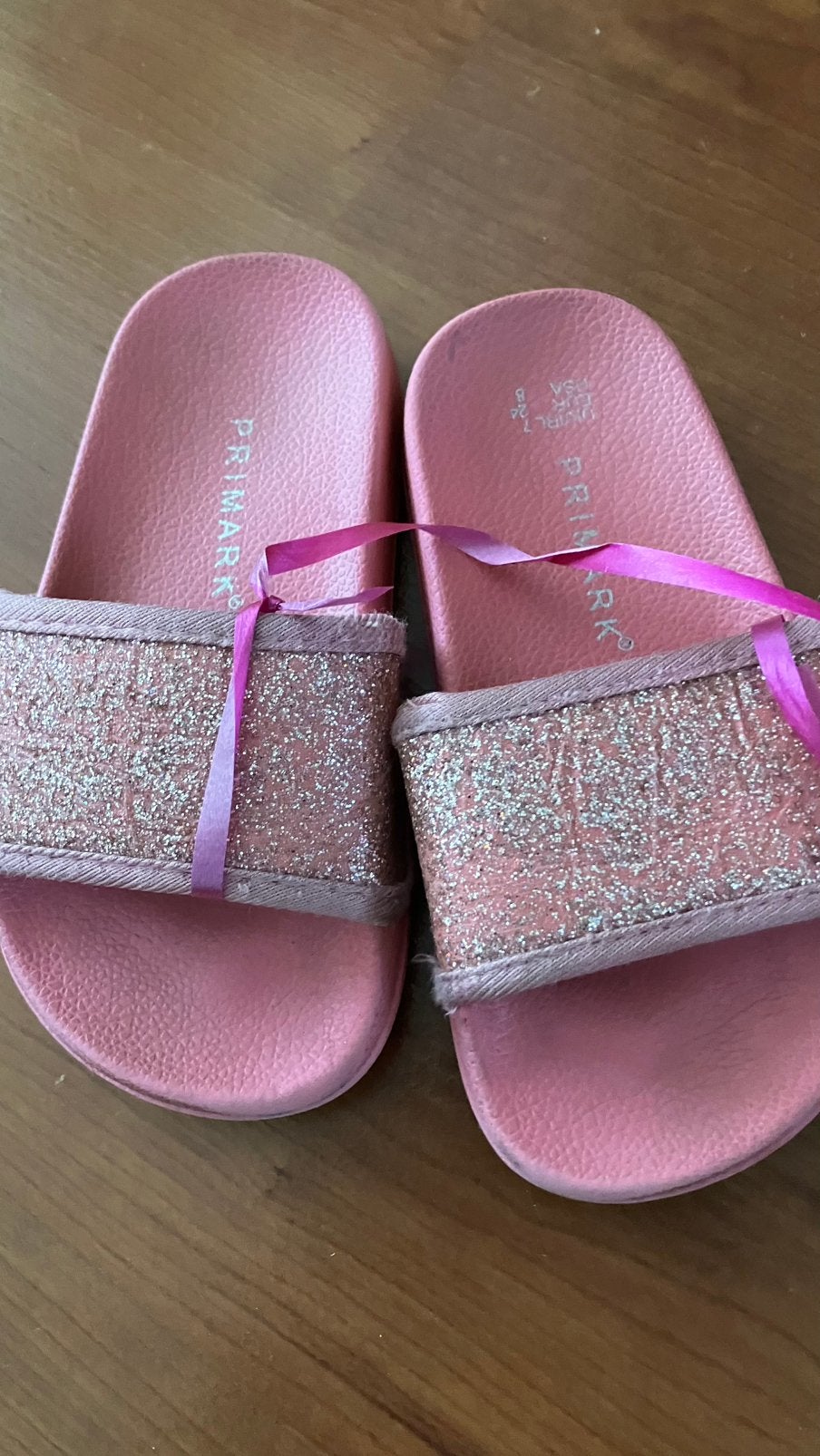 Roze slippers maat 24, Ophalen of Verzenden, Gebruikt, Meisje, Overige typen