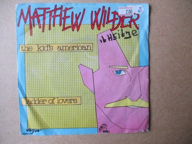 s5386 matthew wilder - the kids american, Ophalen, Gebruikt, 7 inch, Overige genres