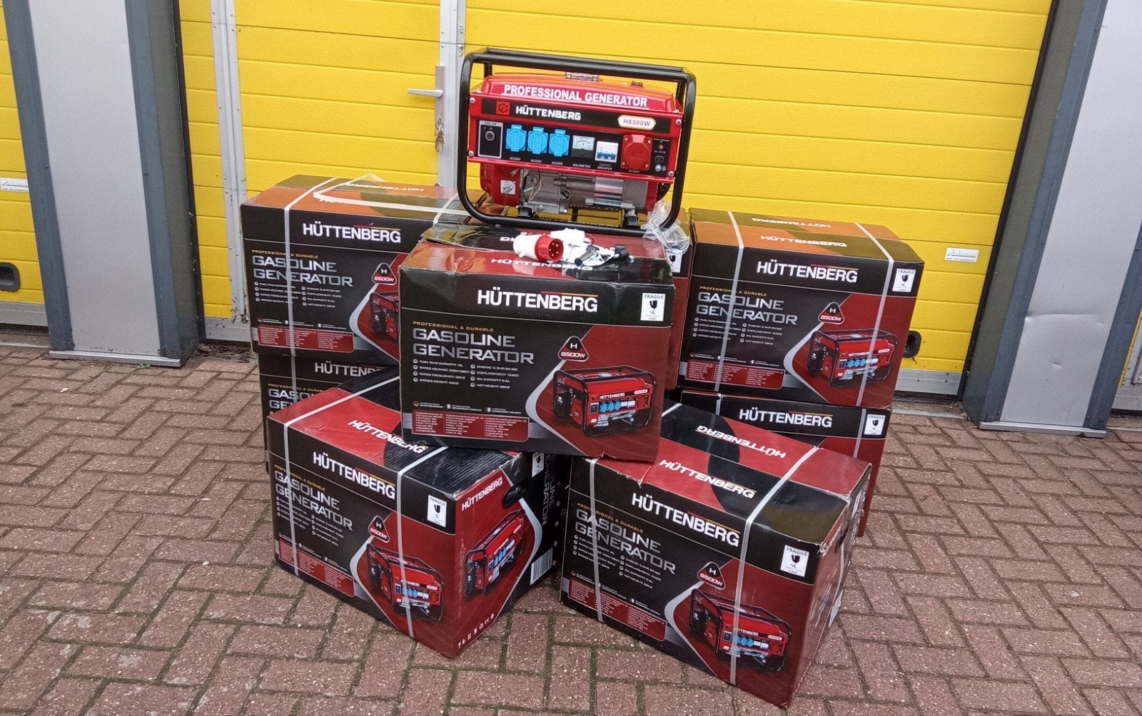 Elektrisch startend Aggregaat+ gratis accu en 20 lt jerrycan, Ophalen of Verzenden