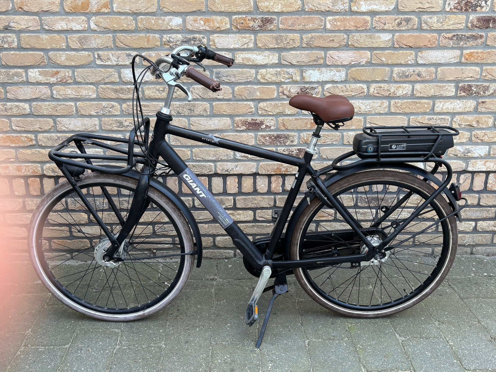 Giant triple x elektrische fiets heren maat L, Ophalen, Gebruikt, Versnellingen, Giant