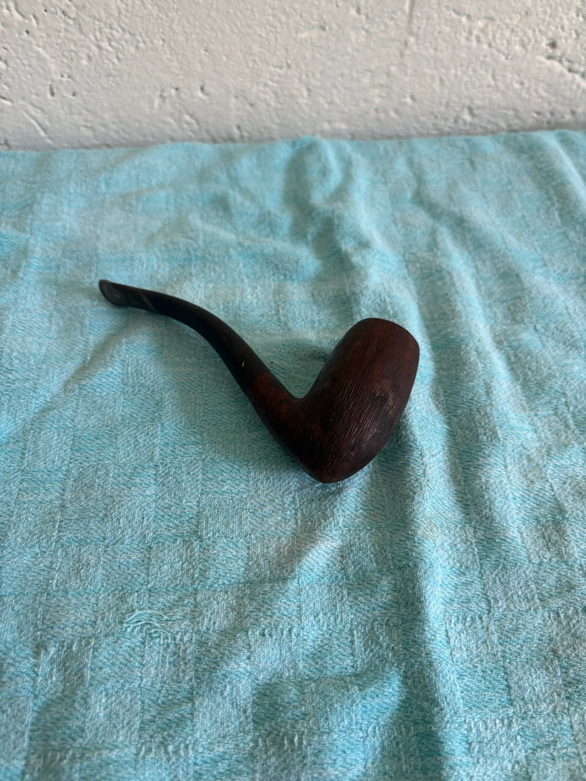 Vintage houten pijp - Handgesneden tabakspijp, Ophalen, Gebruikt, (Water)pijp