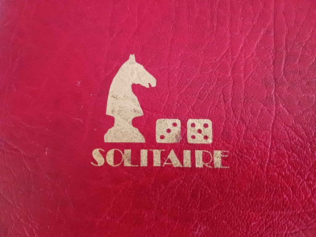 Schaken solitaire dobbelen 3 in 1, Een of twee spelers, Ophalen of Verzenden, Nieuw