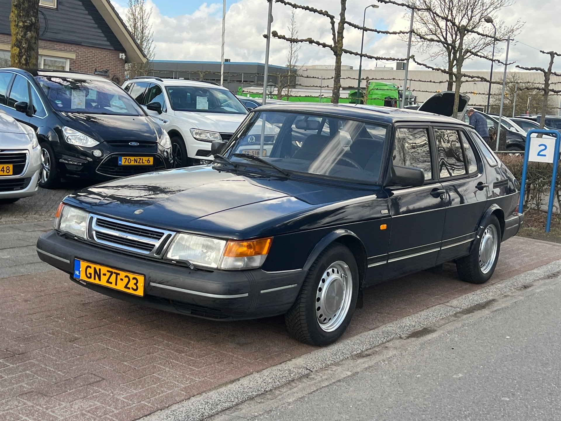 Saab 900 2.0i-16 *Starten en Lopen| Voor de Liefhebber I, Auto's, Gebruikt, 4 cilinders, Blauw, Origineel Nederlands