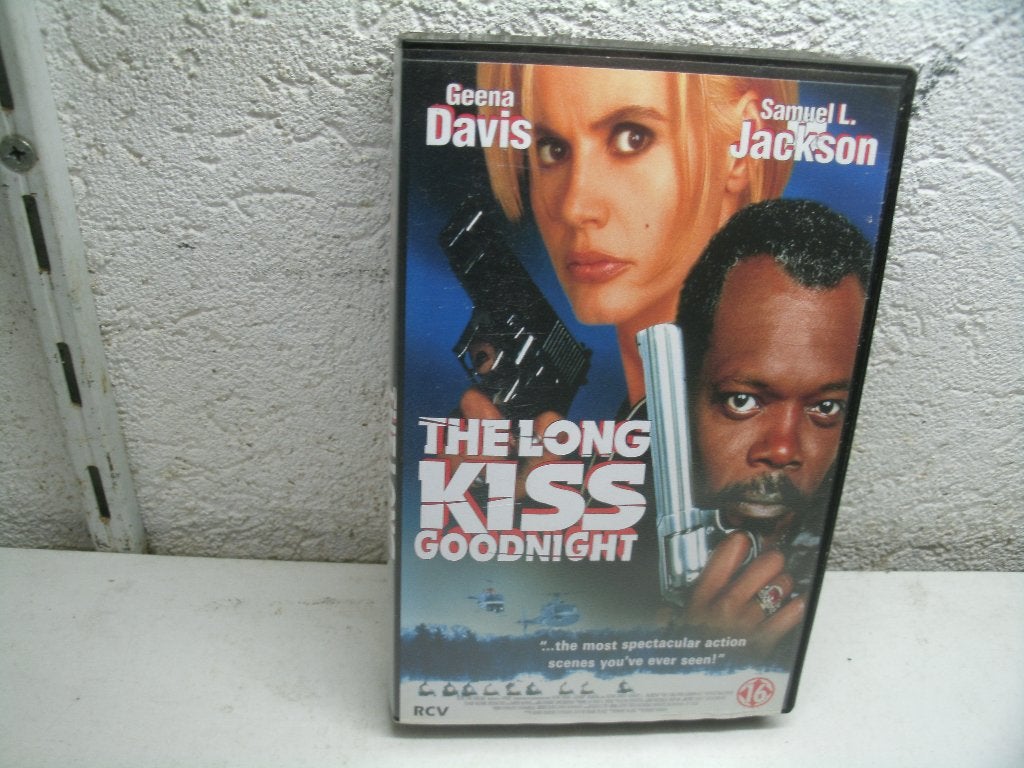 vhs 110b the long kiss goodnight nieuw, Vanaf 16 jaar, Ophalen of Verzenden, Nieuw in verpakking, Actie en Avontuur