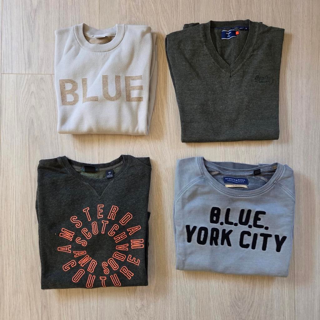 Bundel Maat S: Superdry, Blue Industry, Scotch & Soda, Ophalen of Verzenden, Zo goed als nieuw, Maat 46 (S) of kleiner, Overige kleuren