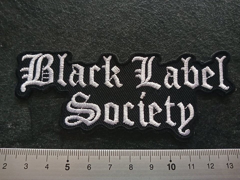 Black label society vrij  mooie shaped patch b94 - metal, Verzenden, Nieuw, Kleding