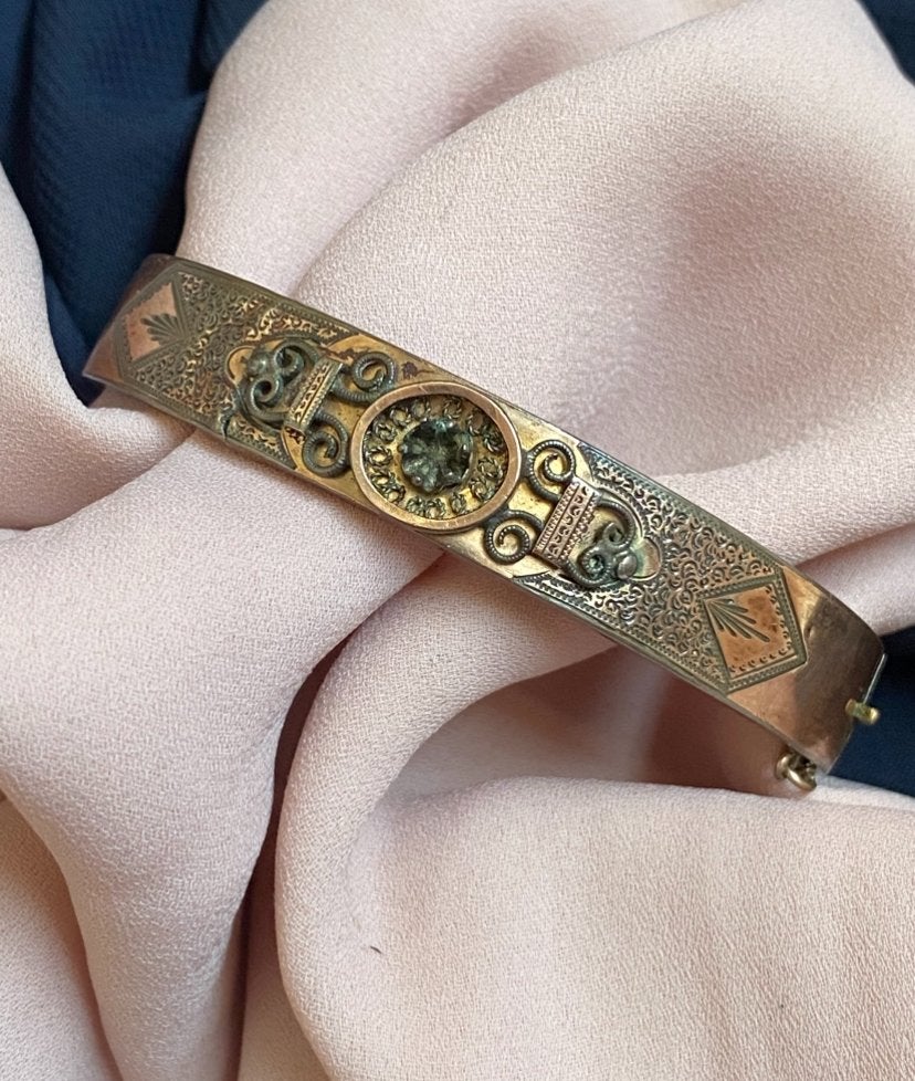 Antieke elegante damesarmband gemerkt, Sieraden, Tassen en Uiterlijk, Ophalen of Verzenden, Zilver, Armband, Met edelsteen