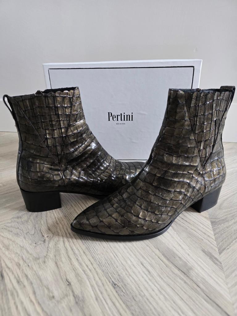Pertini beklede chelsea croc boots enkellaarsjes maat 39, Pertini, Lage of Enkellaarzen, Ophalen of Verzenden, Zo goed als nieuw