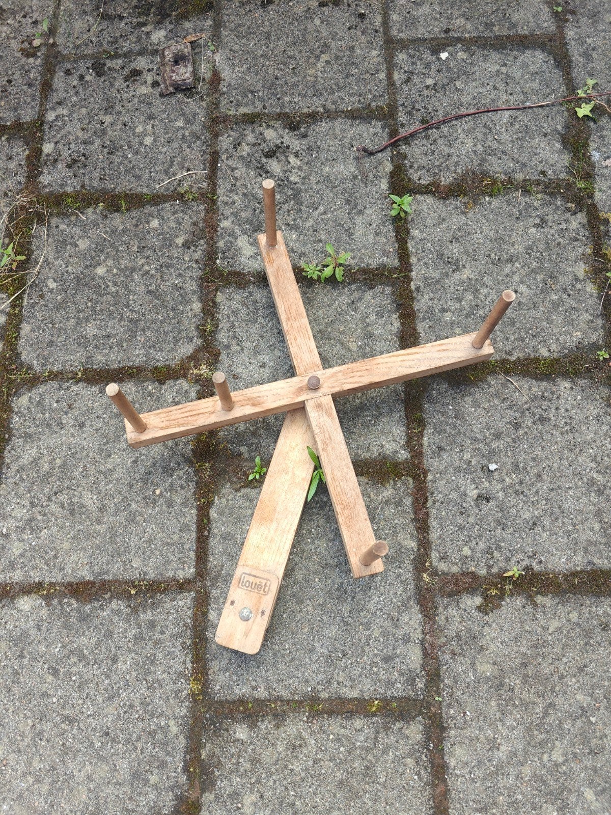 louet molenhaspel, Ophalen, Spinwol