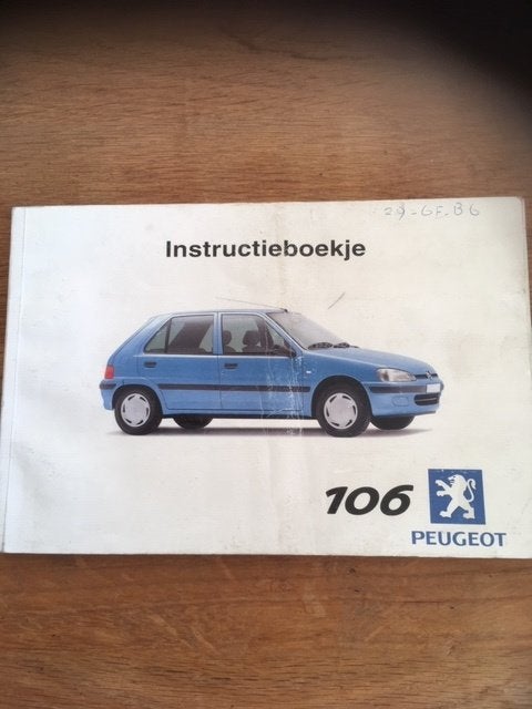Handleiding    Peugeot   106       (1999)        Nederlands, Ophalen of Verzenden