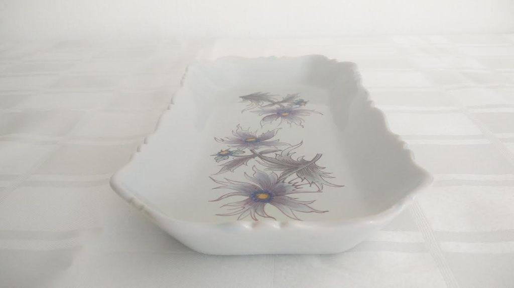 Arie Willem van der Graaff cakeschaal 1965 met koren bloemen, Antiek en Kunst, Ophalen of Verzenden