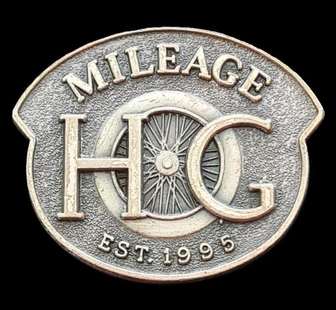 Harley- Davidson HC Mileage Est. 1995 pin, Verzenden, Nieuw, Transport, Speldje of Pin