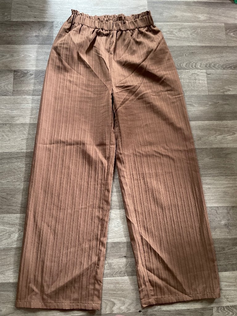 Broek, Bruin, Ophalen of Verzenden, Maat 36 (S), Lang