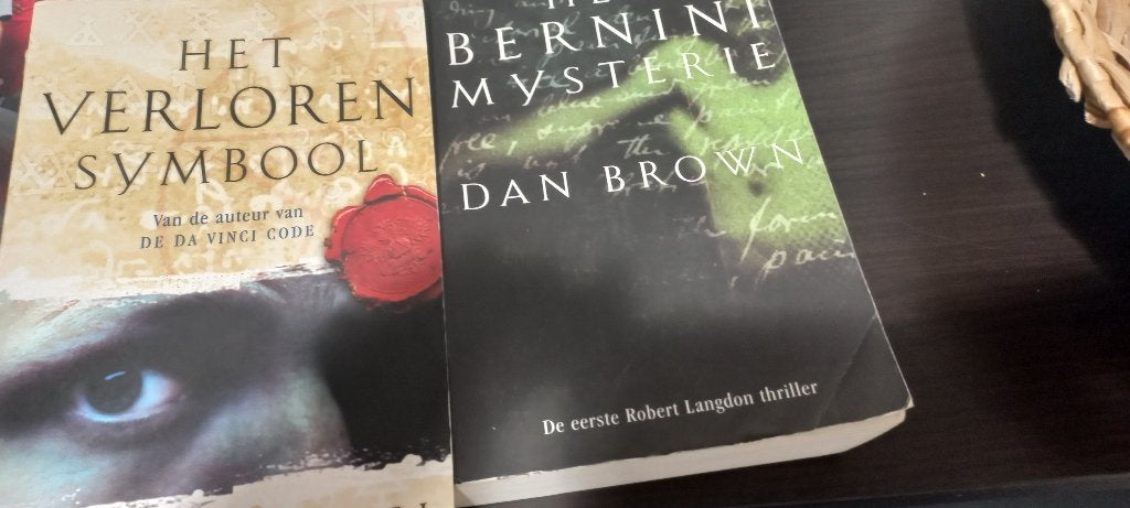 3x Dan Brown: Da Vinci Code, Bernini Mysterie, Verloren Sym., Boeken, Ophalen of Verzenden, Gelezen, Dan Brown