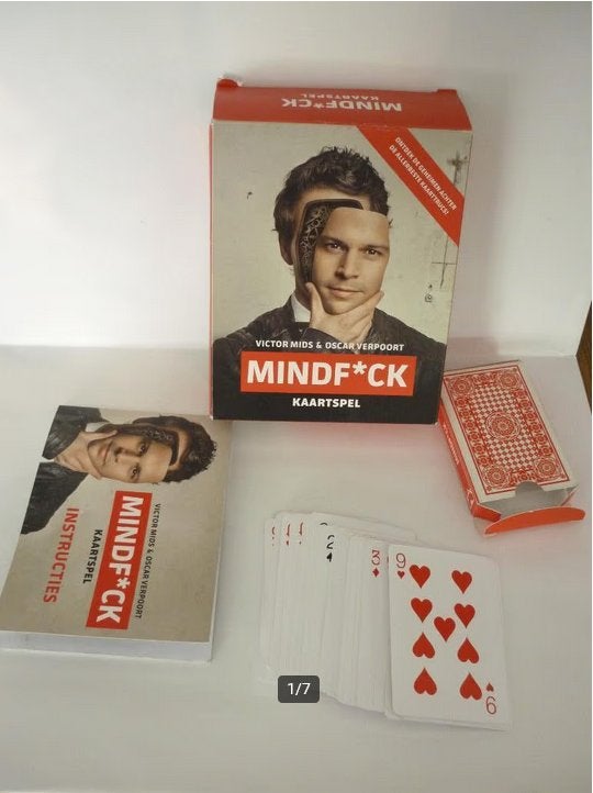 Mindf*ck kaartspel - Viktor Mids / mindfuck / goochel, Een of twee spelers, Ophalen of Verzenden, Zo goed als nieuw