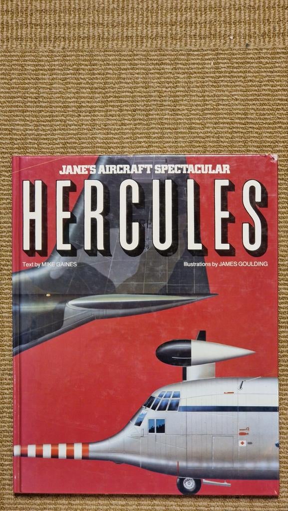 Jane's aircraft spectacular HERCULES - Mike Gaines, Ophalen of Verzenden, Zo goed als nieuw, Kaart, Foto of Prent