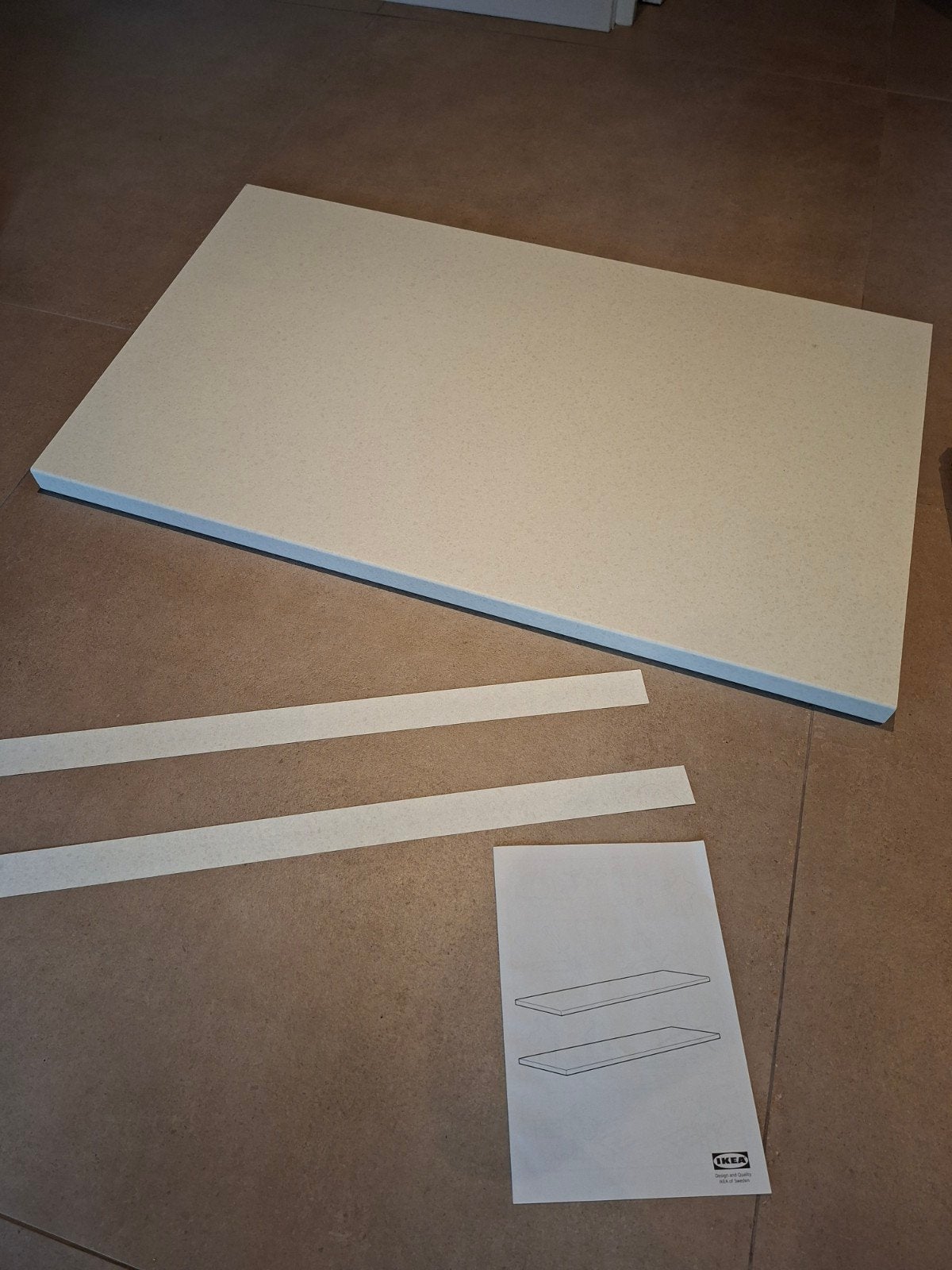 Restant Ikea Saljan werkblad (104cm breed), Ophalen, 20 tot 50 mm