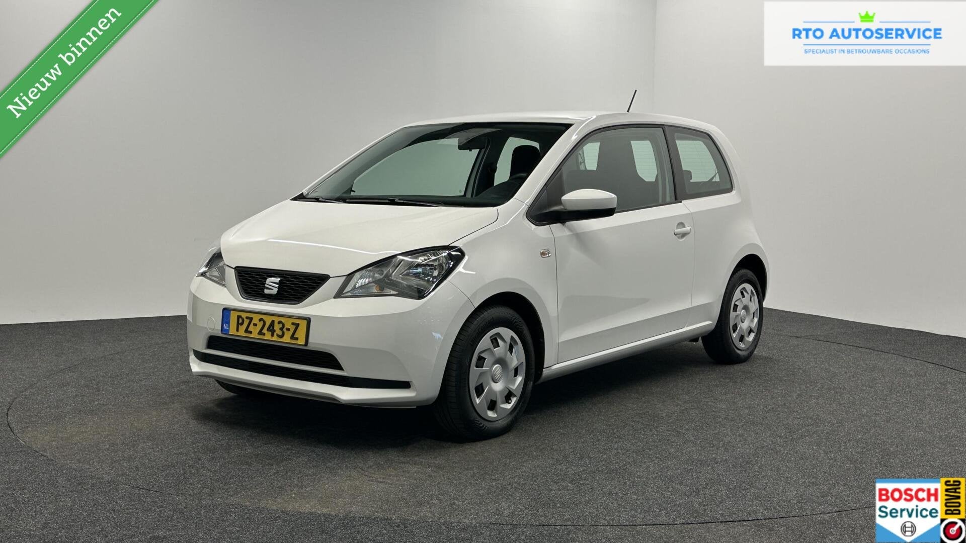 Seat Mii 1.0 Mii by Cosmopolitan AIRCO 90000 KM., Auto's, Seat, Voorwielaandrijving, Stof, Gebruikt, Euro 6