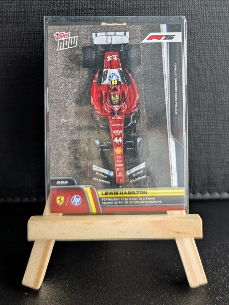 Topps now f1 lewis hamilton, Verzamelen, Ophalen of Verzenden, Nieuw, Formule 1