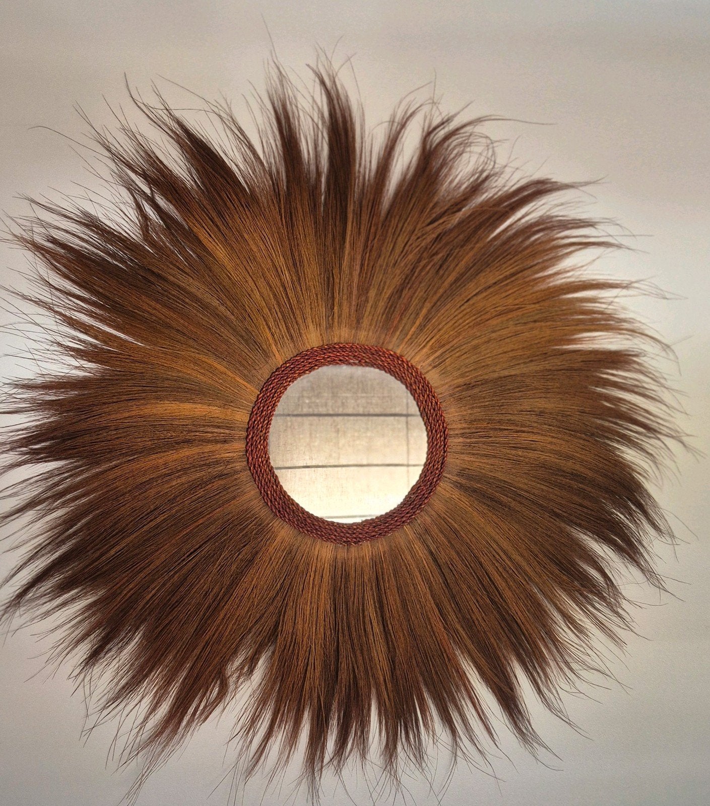 Boho Buitenspiegels (ook voor binnen) - 1.20m diameter, Huis en Inrichting, Ophalen, Rond, 100 tot 125 cm