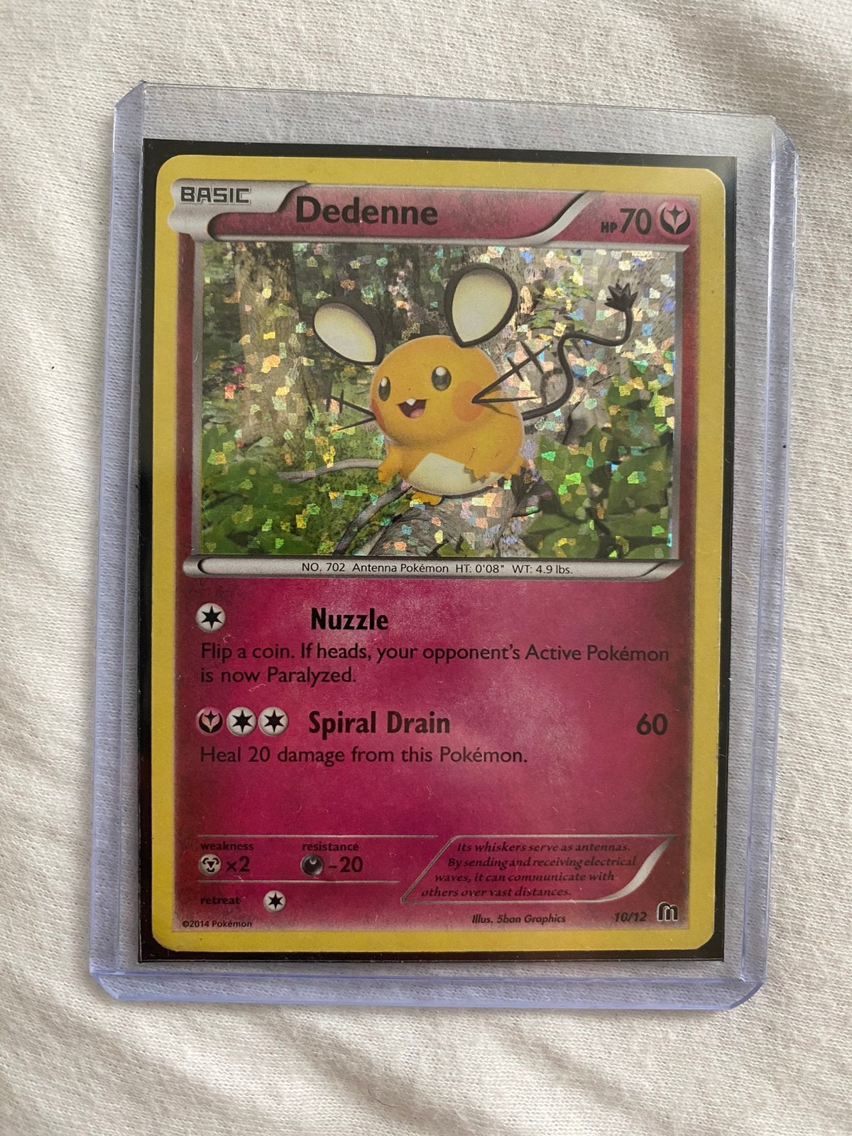 Mc exclusief dedenne, Hobby en Vrije tijd, Verzamelkaartspellen | Pokémon, Ophalen, Zo goed als nieuw