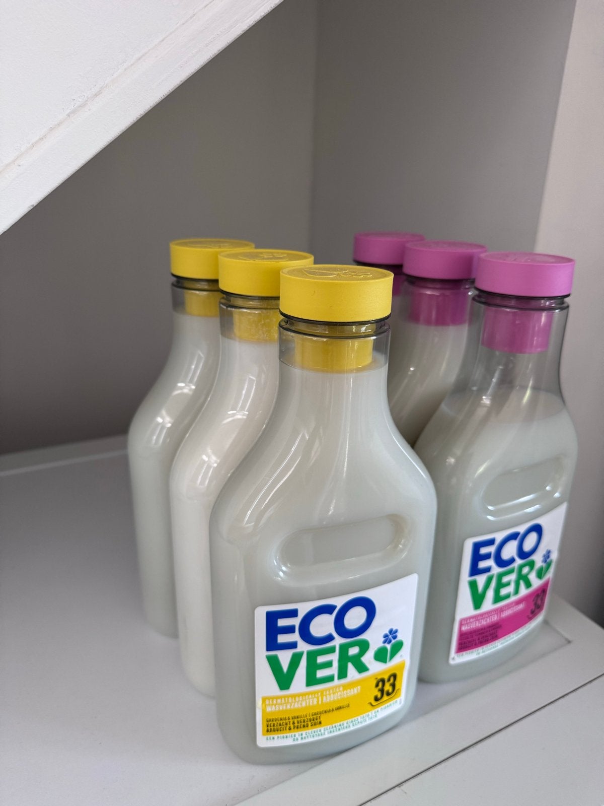 6 flessen Ecover wasverzachter - Appelbloesem & Gardenia, Ophalen of Verzenden, Nieuw