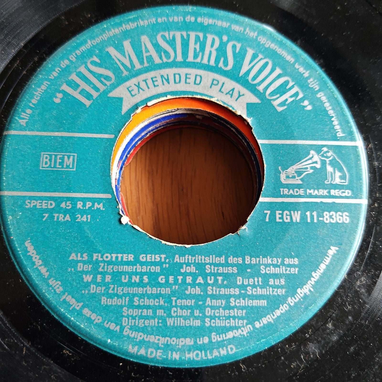 His Master's Voice EP - Klassieke muziek (45 toeren), Cd's en Dvd's, Vinyl Singles, Gebruikt, Klassiek, 7 inch, Ophalen of Verzenden