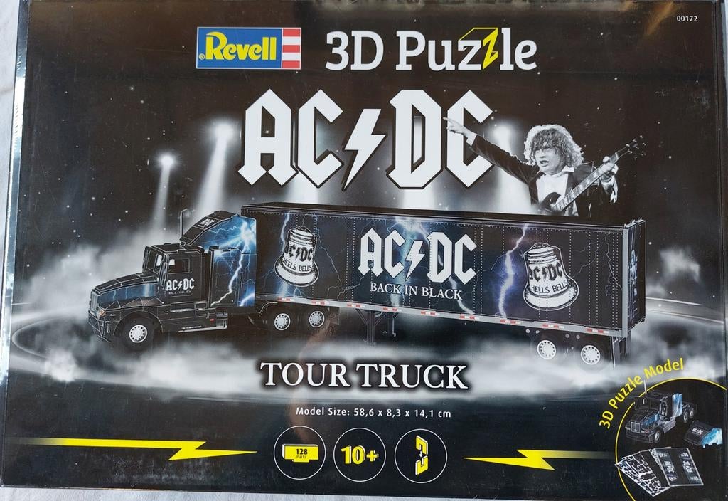 Revell 3D Puzzle AC/DC Tour Truck, Hobby en Vrije tijd, Modelbouw | Auto's en Voertuigen, Revell, Groter dan 1:32, Nieuw, Ophalen of Verzenden