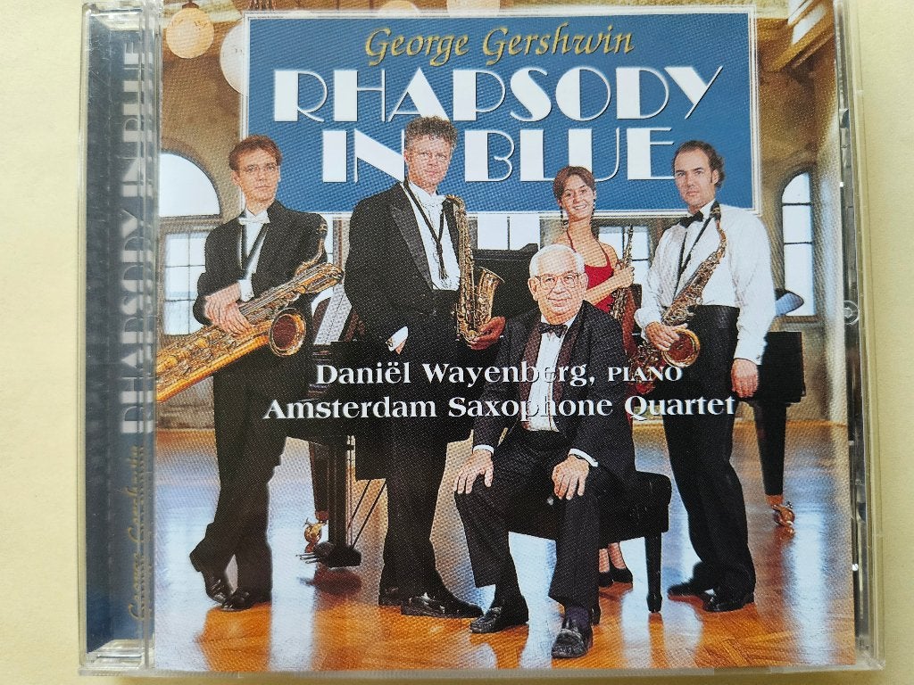 Gershwin - Rhapsody Blue / Cuban / Rhythm - A'dam Saxophone, Kamermuziek, Modernisme tot heden, Ophalen of Verzenden, Zo goed als nieuw